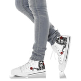 custom shoes sugar skull flowers roses pistol colour day of the dead cult gothic printed converse shoes sneakers sneakers