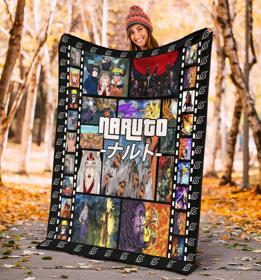 Naruto Anime 3D Blanket-min