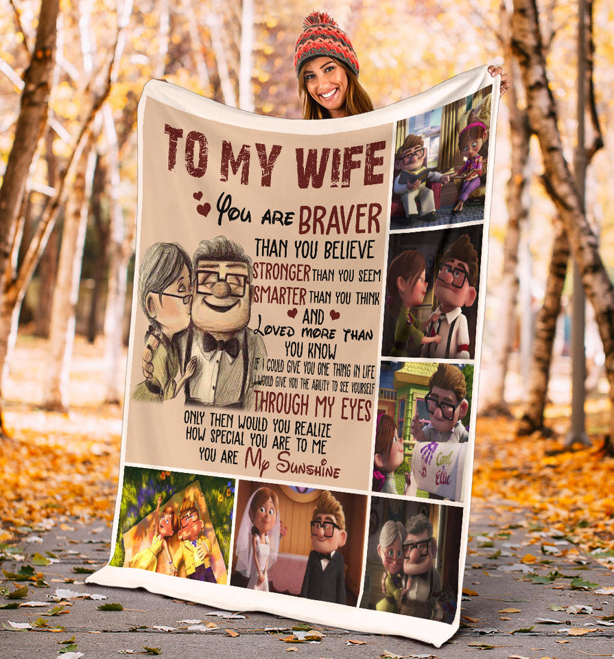 Carl & Ellie To My Wife You're Braver Than You Believe