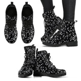 Music Notes, Treble Clef Musican, Women's Boots, Vegan Leather, Combat Style Boots, Instruments Score, Sheet Music Band, Classical Music