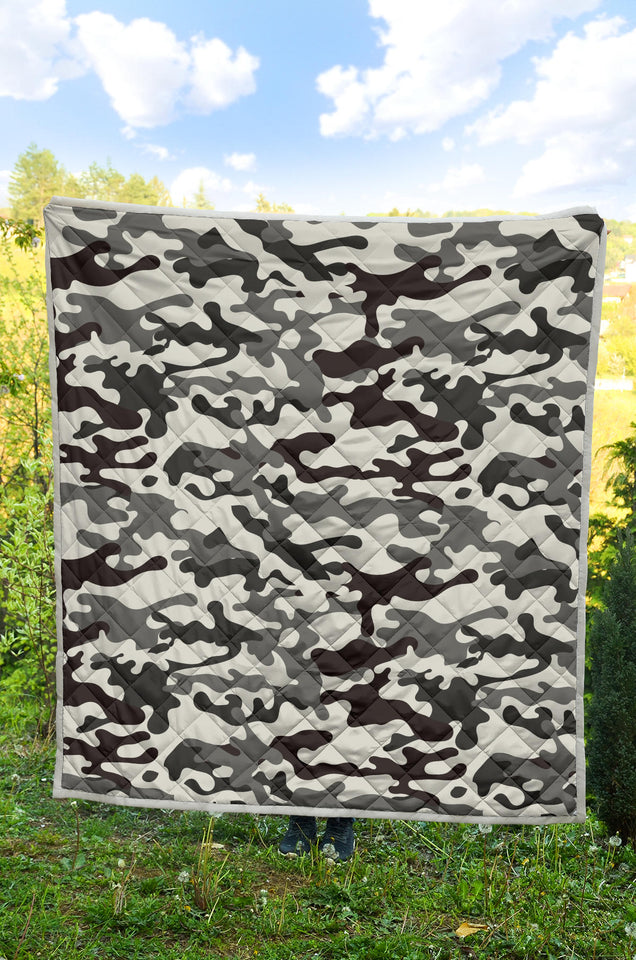 Grey Camouflage Gray Camo Pattern