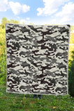 Grey Camouflage Gray Camo Pattern