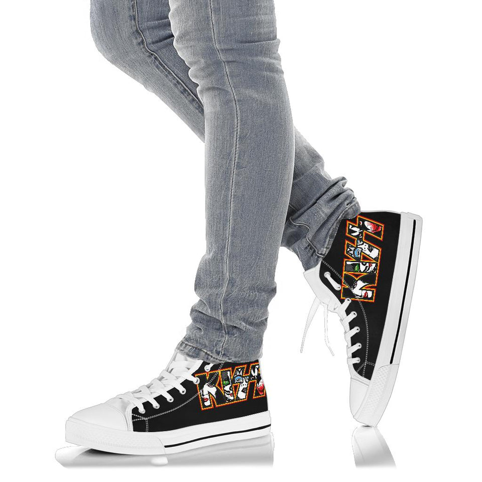 Kiss Band Shoes, Rock Band Hightop