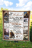Eagle Quilt, to My Husband Quilt, The Day I Meet You, I Love You, Husband Quilt from Wife, Quilt for Sofa Chair Bed Office Travelling Camping PL