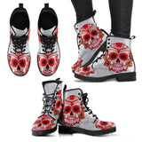 Leather Boots Women, Womens Skull Boots, Red Boots Women, Ladies Shoes, Winter Boots Women, Rain Boots Womens, Combat Boots Women