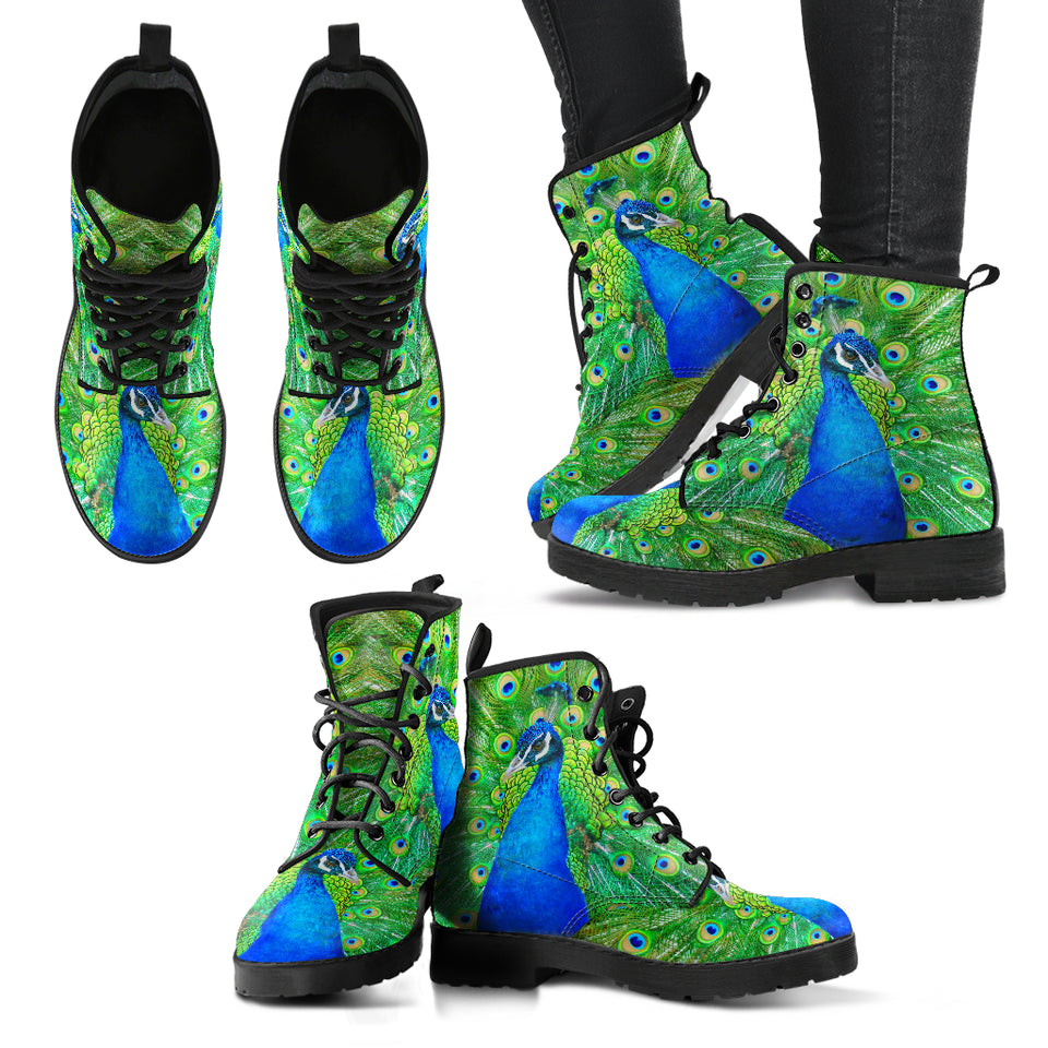 Peacock boots, Womens Leather Boots