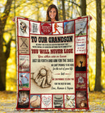 Baseball Grandson Blanket copy