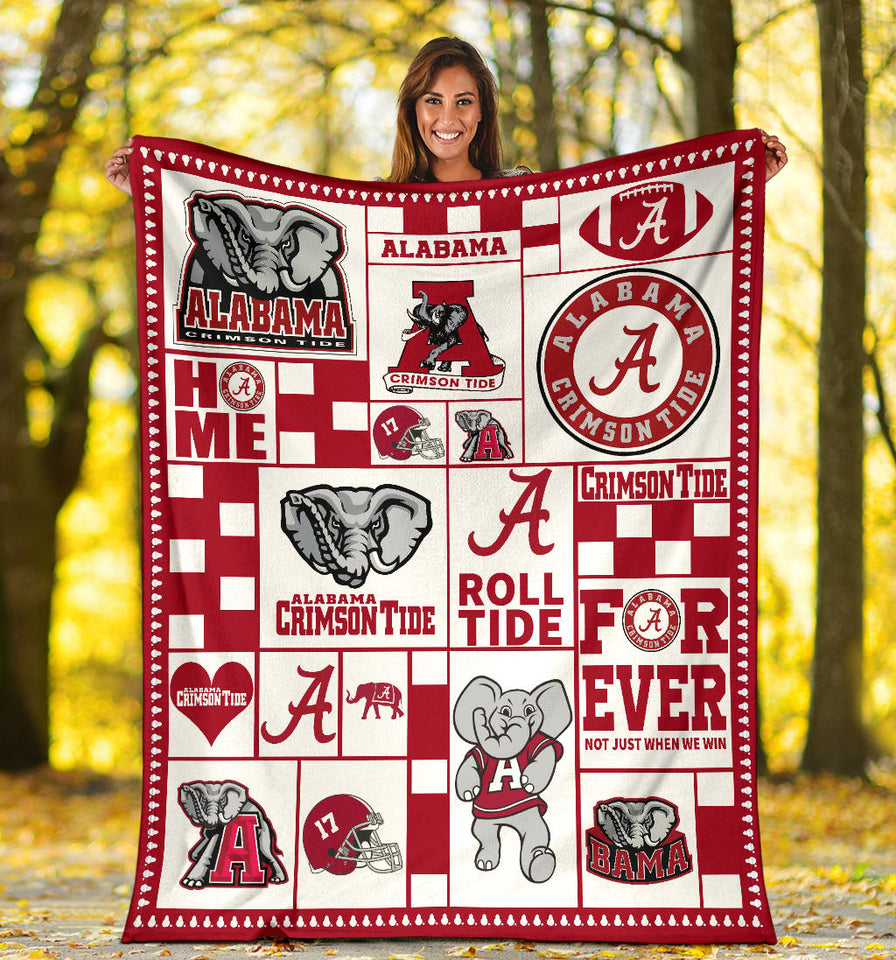 Alabama Crimson Tide Ver4 Blanket
