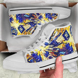 Dr Who Shoes, Dr Who Van Gogh Converse Style Shoes, Doctor Who Fan Gift Idea