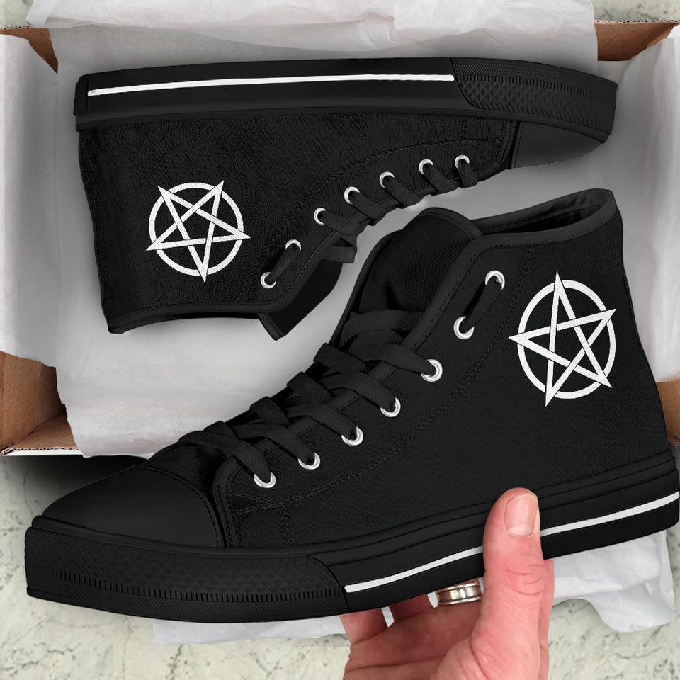 Pentacle Ladies High Top Shoes