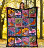 Butterfly Call Me Maybe Christmas Blanket copy