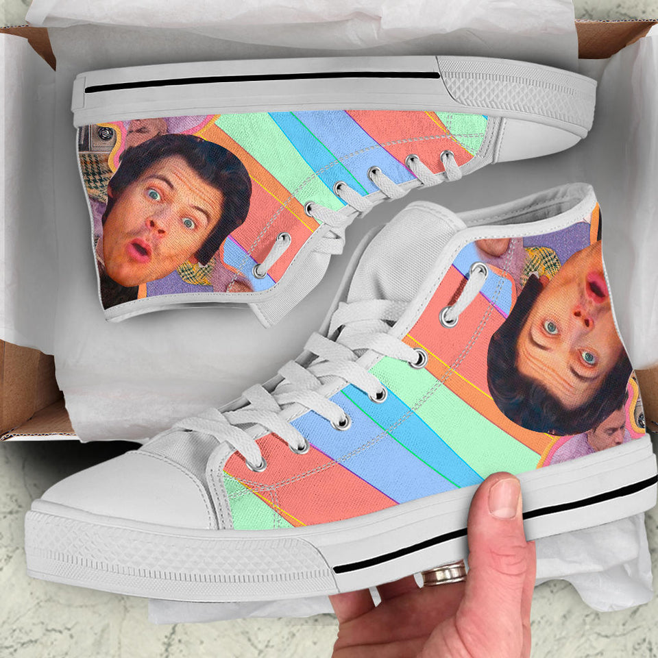 Harry Styles Custom Sneakers, One Direction Custom Shoes