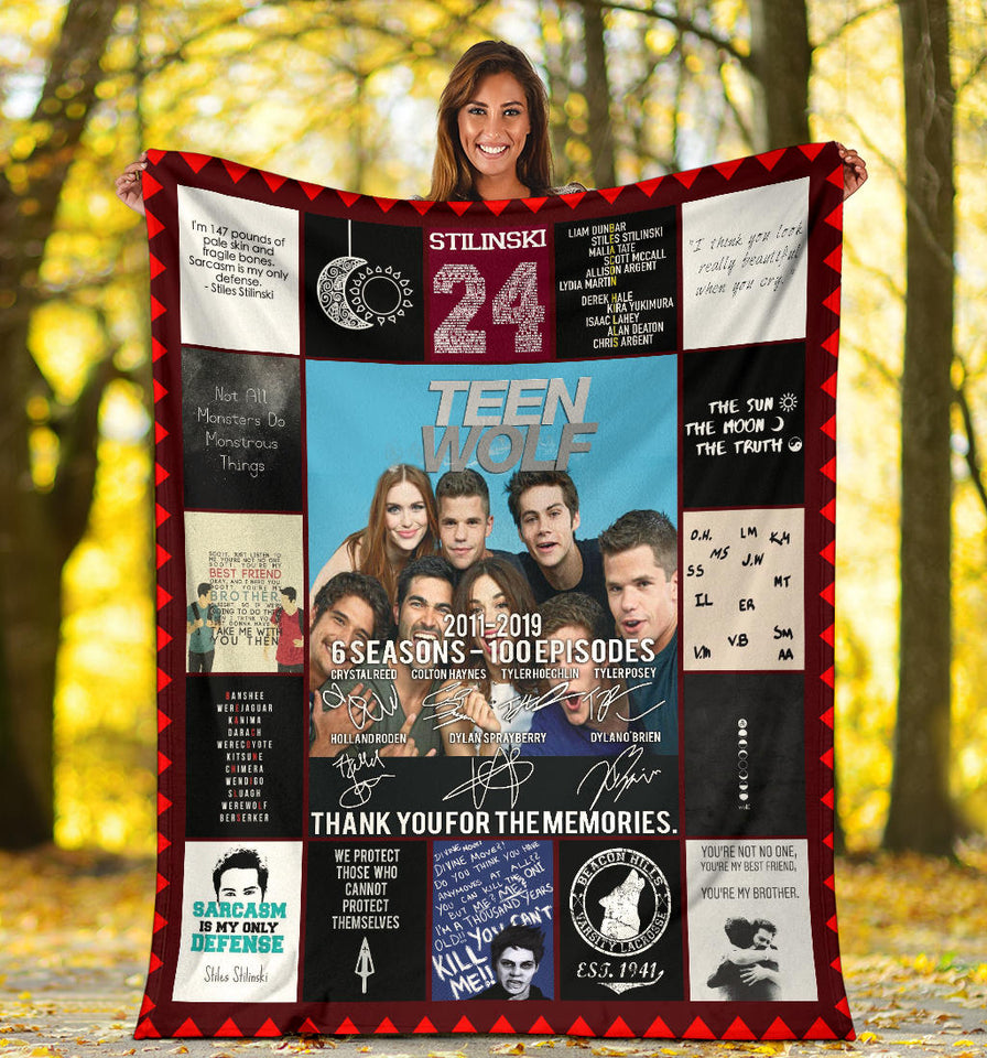 Teen Wolf Blanket copy