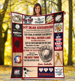 To My Grandson Baseball