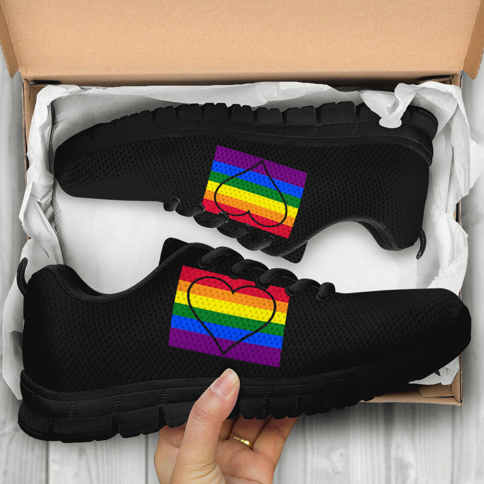 Heart Pride, Vegan Leather SNEAKERS