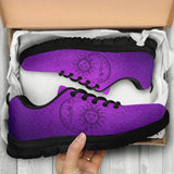 Purple Sun And Moon, Leather Boots SNEAKERS