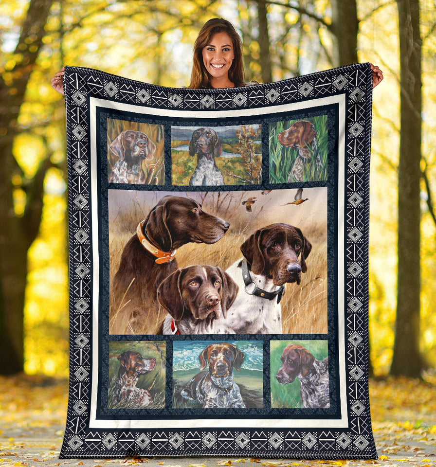 german shorthaired pointer blanket