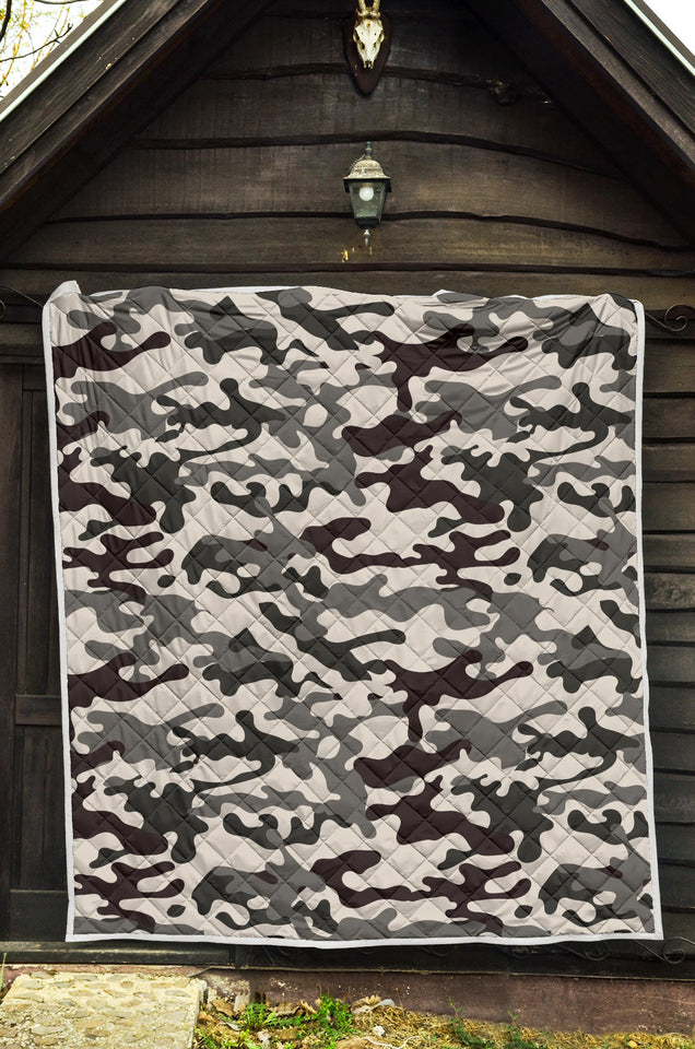 Grey Camouflage Gray Camo Pattern