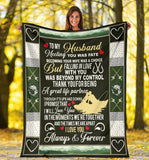 Fishing Blanket To My Husband