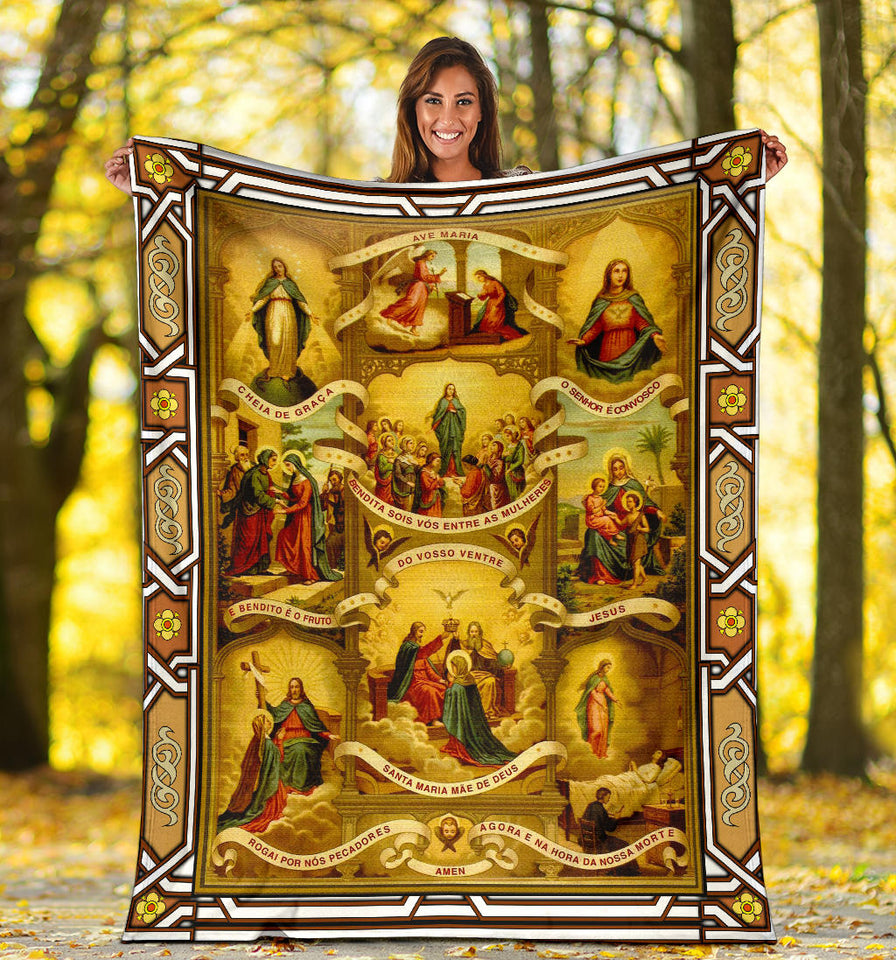 The Blessed Virgin Mary Blanket copy