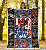 Usmc Veteran Blanket1 copy