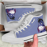 Eeyore Shoes, Eeyore Winnie The Pooh Converse Style Shoes