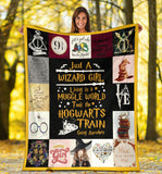 Harry Potter - Just a Wizard girl Blanket