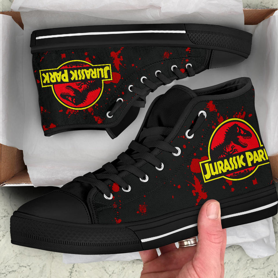 Jurassic Park Custom Canvas High Top
