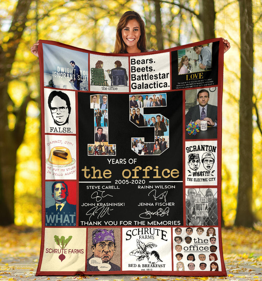 The Office Blanket 15 Years Of The Office copy