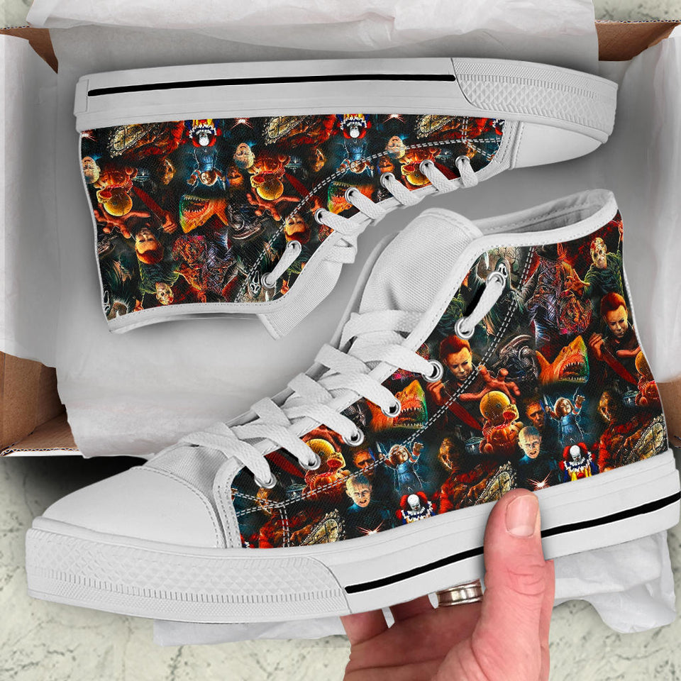 Halloween Villains Custom High Tops