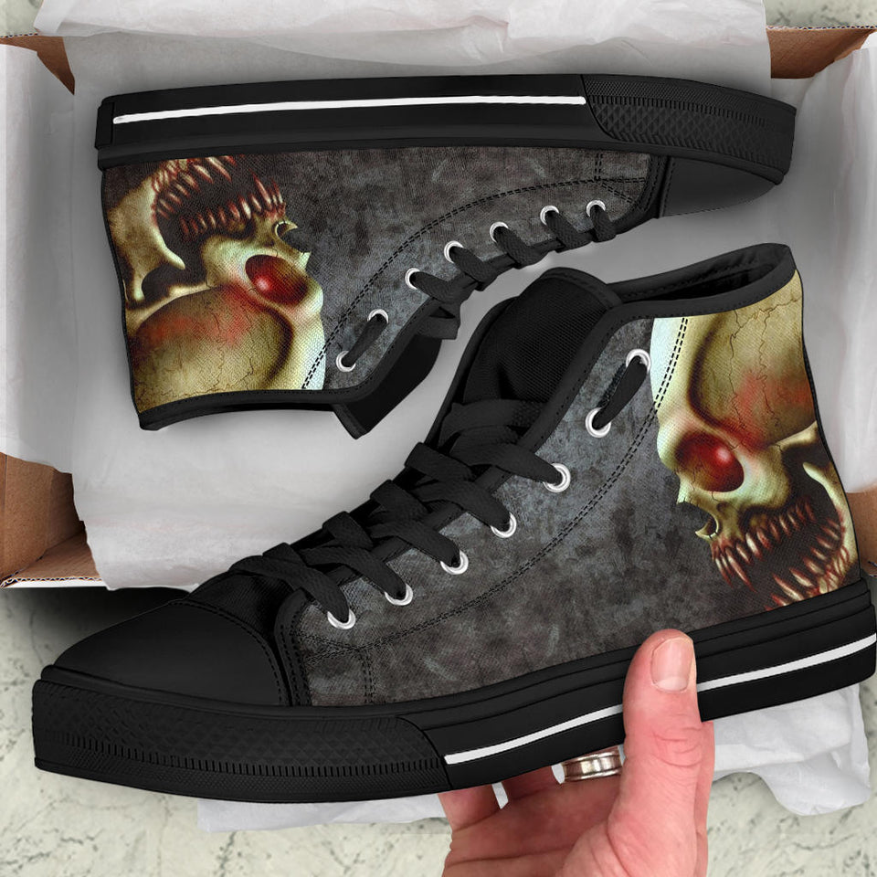Skull Shoes for Men Fashion Sneaker High Top 3