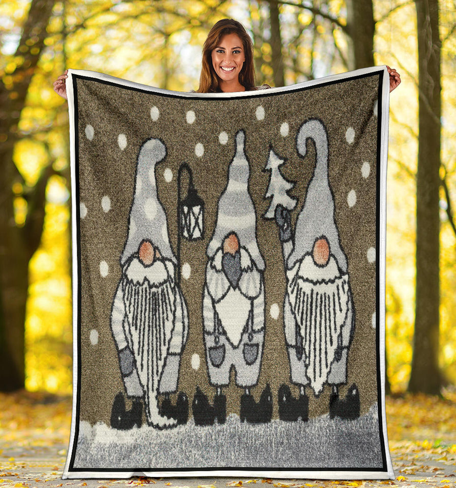 Christmas Gnomes Blanket
