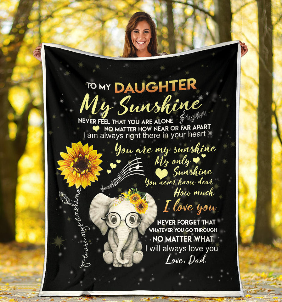 to My Daughter My Sunshine Never