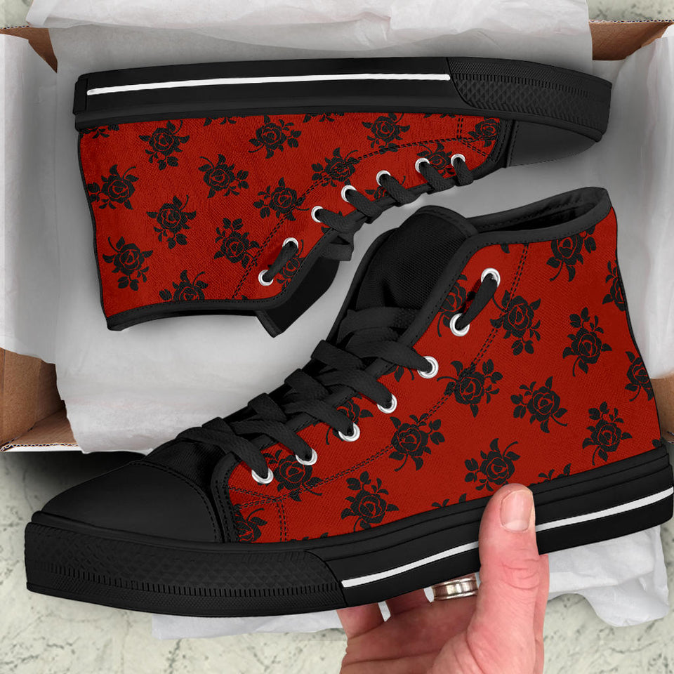 Black Roses, Leather Boots Women, Women's Boots