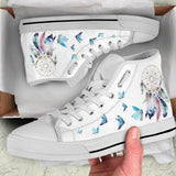 Floral Deer painted shoes Dreamcatcher Hand Painted Shoes