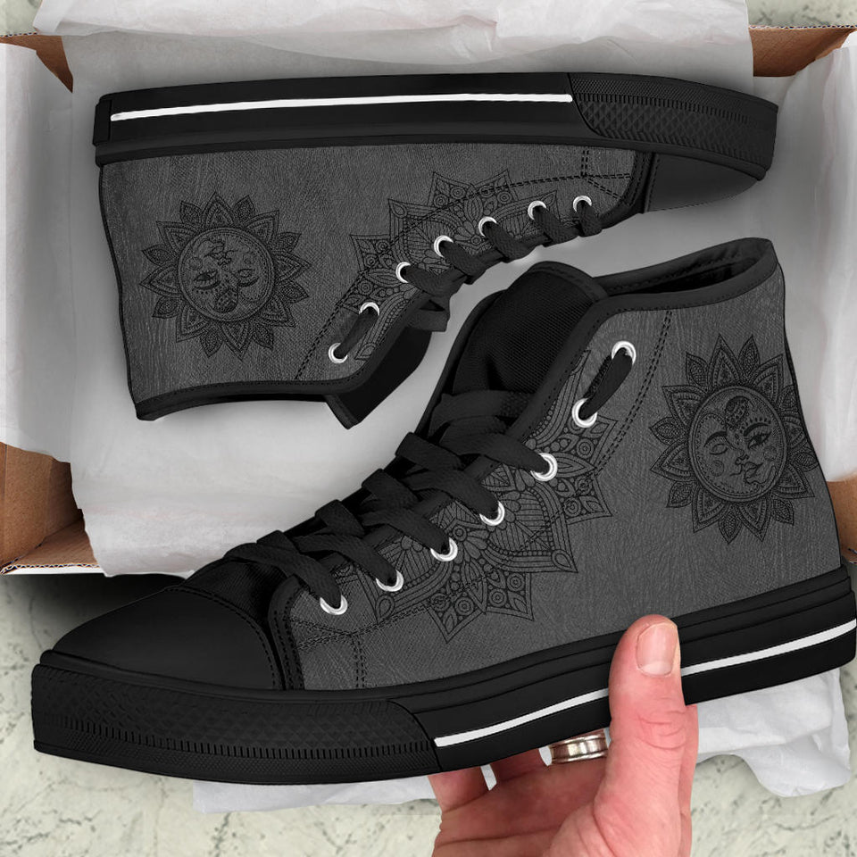 Grey Sun and Moon, Handcrafted boots