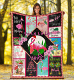 A Very Pink Christmas Blanket