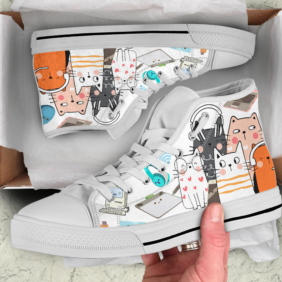 Computer Cats Shoes
