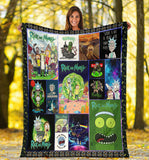 Rick and Morty Blanket