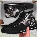 Skull Shoes for Men Fashion Sneaker High Top Gotham Joker