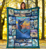 Love Marlin Sailfish Blanket copy