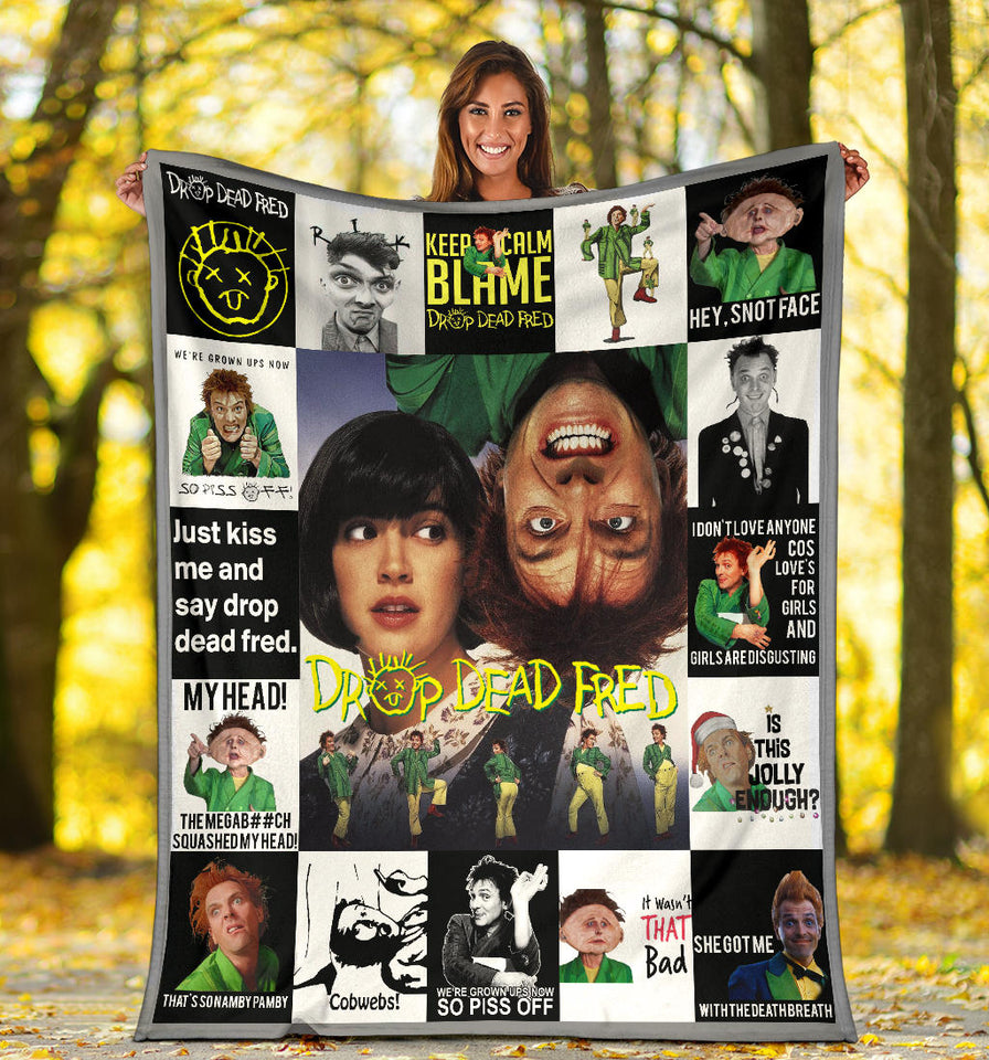 Drop Dead Fred V3 Blanket