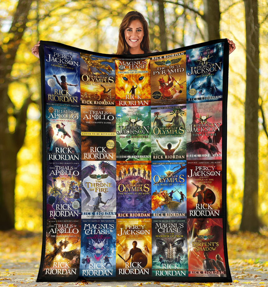 Rick Riordan Books Blanket