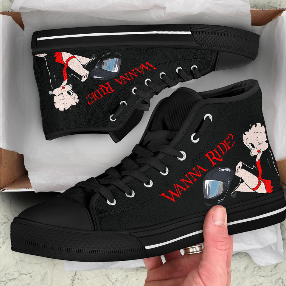 Betty boop Vancouver Chucks - Left