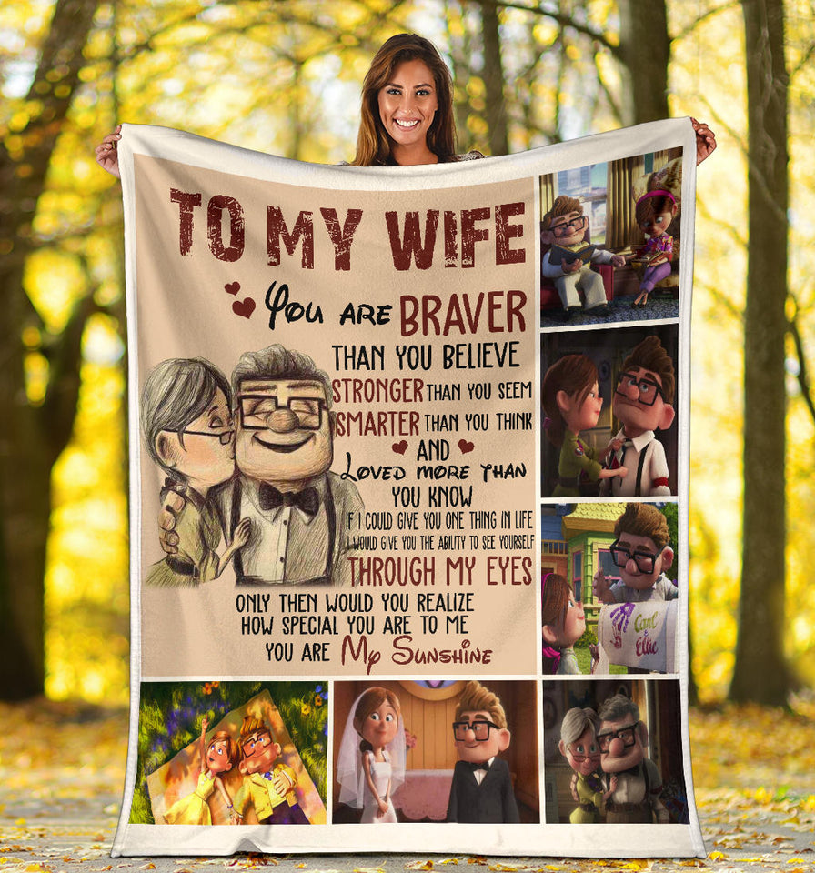 Carl & Ellie To My Wife You're Braver Than You Believe