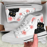 Cute Cats High Top Shoes, Cats For Girl High Top Sneaker
