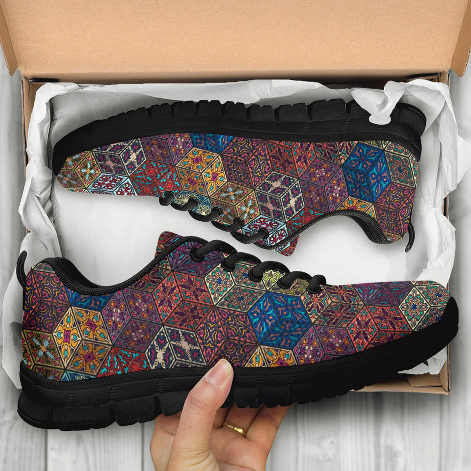 Mandala Boxes, Polar Boots, Multi Colored, Lace Up Boots, Women's Boots