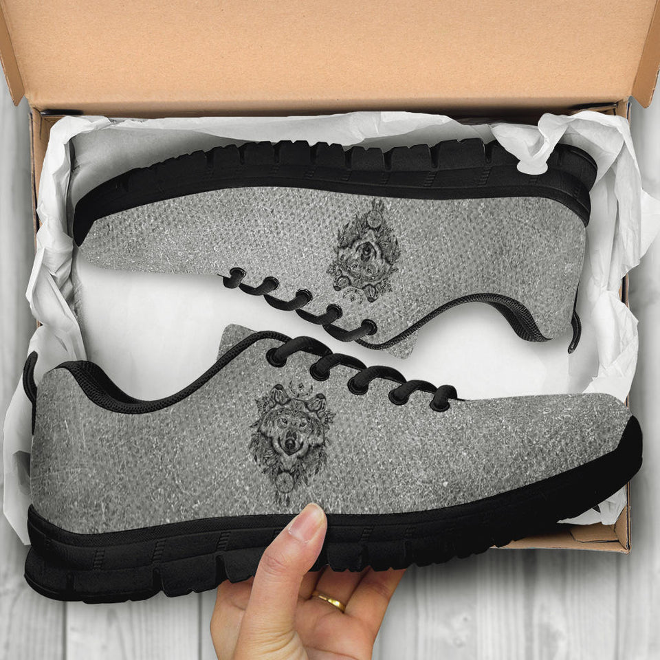 Gray Wolf, Leather Boots Women SNEAKERS