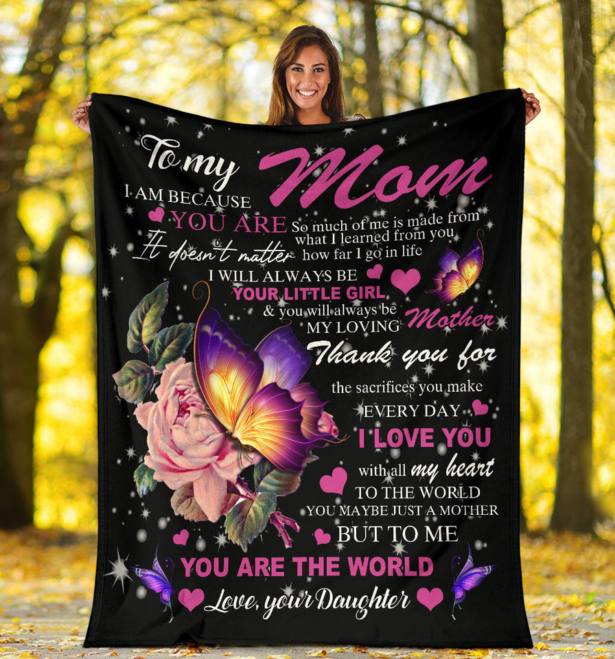 To my mom i a because you are