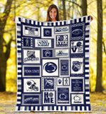 Penn State Nittany Lions 60x80b pillow